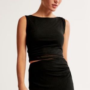 Abercrombie Mesh Shell Tank Top XL NWT